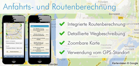 Routenberechnung maps google